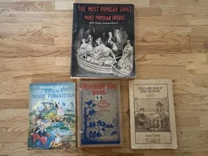 Lote De Colección (4) de Óperas Populares (1909) y Cancionero Infantil-Partituras 1921 - Imagen 1 de 1