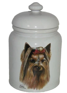 Yorkshire Terrier Yorkie Keksdose Leckerli Hund Welpe - Bild 1 von 3