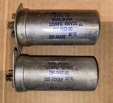 1X  125uF 450V  Mallory Capacitors Type FP PIO Vintage Tube Audio