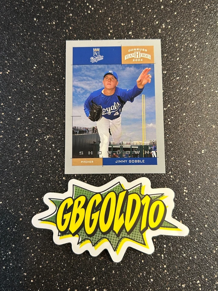 2004 Donruss Team Heroes - #196 Jimmy Gobble Showdown /50 - Image 1 of 2