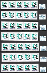 Scott #3228-3229 (10c) Bicycle PNC5s, Complete SET of 12, QUALITY! Cat-$25.45 - Picture 1 of 2