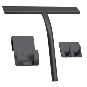 Squeegee Matte Black 9 Inch Streak Free Cleaning Shower Squeegee For Glass Doors - Picture 1 of 9