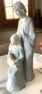 Vintage Roman Japan Jesus Mary Joseph Glaze Christmas Free Shipping! - Picture 1 of 6