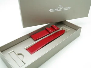 Jaeger LeCoultre RED ladies calfskin leather strap 16mm / 14mm NEW 105mm 65mm - Picture 1 of 9