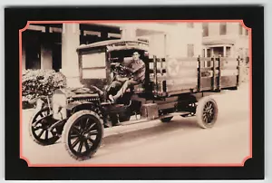 Continental Postkarte 1920er Texaco Lieferwagen in Port Arthur, TX. - Bild 1 von 2