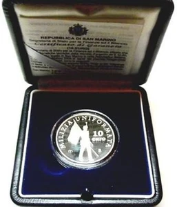 S.MARINO 2005 (Milizia uniformata) €. 10,00 PROOF - Imagen 1 de 5
