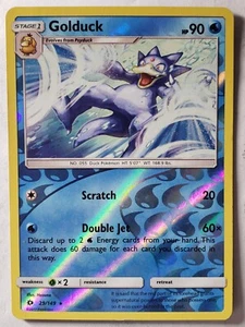 LP INVERSO HOLO Golduck 29/149 - Tarjeta de Pokémon Sun Moon - $2 Envío Combinado - Imagen 1 de 2