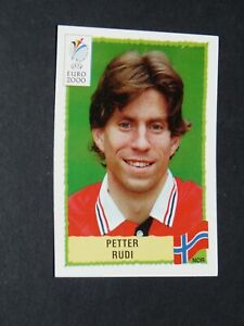 #244 PETTER RUDI NORVEGE NORGE PANINI FOOTBALL UEFA EURO 2000