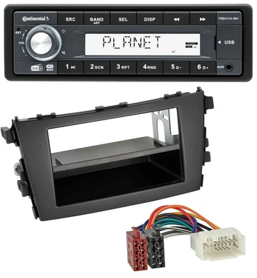 Continental MP3 AUX USB DAB 1DIN Autoradio für Suzuki Celerio (LF, ab 2014) - Bild 1 von 4