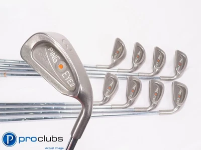 Ping EYE2 3-PW,SW IRON SET Orange Dot - Ping KT-M Stiff Flex Steel -1/2" 457610 - Image 1 of 4