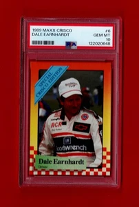 1989 Maxx  CriscoRacing  #6 Dale Earnhardt Sr Rookie GOAT PSA 10 Gem  Mint $$$$$ - Picture 1 of 2