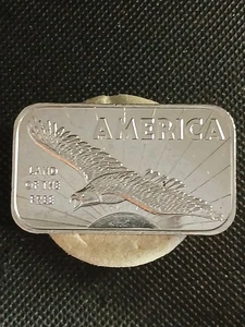 1982 1 oz 999 Silver America Land Of The Free American Argent Mint Ltd.🦅🇺🇲🦅 - Picture 1 of 8