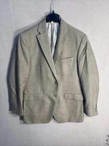 Hart Schaffner Marx 42R Brown Linen Silk Wool Sport Coat Light to Unstructured - Picture 1 of 15