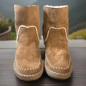 UGG Ailish Chestnut Damen-Wildlederstiefel 1123666/Größe 11 (Authentisch) brandneu - Bild 1 von 14