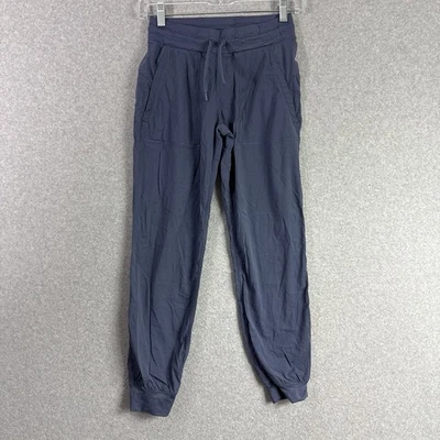 Ivivva Lululemon Niñas Joggers Talla 12 Azul Pantalones Deportivos Nylon Foto 1 de 4