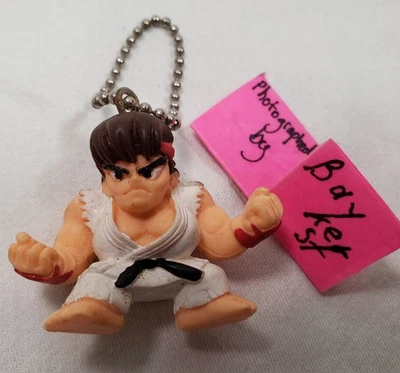 Super Street Fighter II 2 RYU Keychain Chibi SD small cute anime movie 1994 1992 - Image 1 of 2