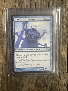 *VEDALKEN ARCHMAGE* - Mirrodin : MTG Magic The Gathering - Single Card : LP - Picture 1 of 2