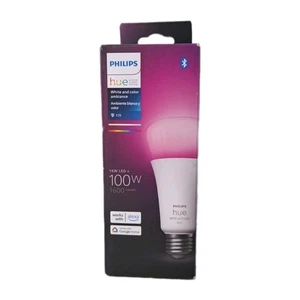 Philips Hue White & Color Ambiance A19 E26 1600 Lumen LED Smart Bulb 562982 - Picture 1 of 13