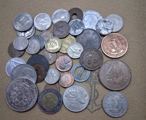 Altes ausländisches Münzlot der Welt 40 Münzen für Lot - #50911-3 - Bild 1 von 12