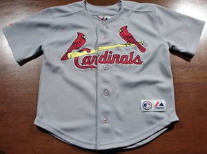 Camiseta Majestuosa de los Cardenales de San Luis Juvenil MLB Béisbol Niños Gris - Imagen 1 de 5
