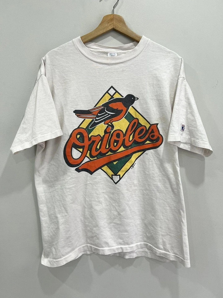 Vintage Baltimore Orioles Tee Shirt baseball white color reprint  AN63059 - Image 1 of 2