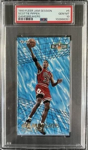 1993 Fleer Jam Session Game Breakers #5 Scottie Pippen PSA 10 GEM MINT Pop 10 - Bild 1 von 2