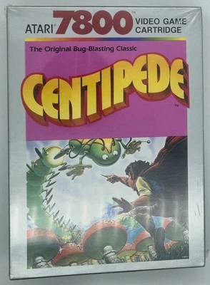 Centipede Atari 7800 Brand New Factory Sealed Silver 1987 Unopened - Image 1 of 2