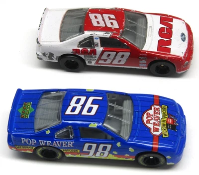 Vintage 1996 Racing Champions Ford Thunderbird Racecars Lot of 2 NASCAR #98 - Image 1 of 4