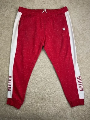 Pantalones de chándal vintage Parish Nation para hombre 4XL bolsillos con cordón logotipo rojo blanco Foto 1 de 4