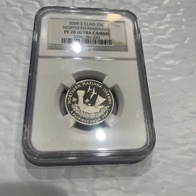 2009-S Clad Northern Marianas Quarter 25c NGC PF70 Ultra Cameo - Image 1 of 3