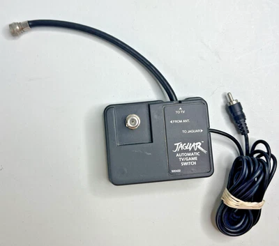 Atari Jaguar Automatic TV/Game RF Switch Box Adapter 500422 OEM Authentic - Image 1 of 4