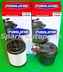 2 Fuel Filter PUROLATOR F76160 For 6.7L FORD Powerstroke  BC3Z-9N184-B Made USA - Bild 1 von 5