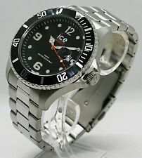 ✅  ICE-WATCH 016032 Herren-Armbanduhr Ice Steel Black Silver M ✅