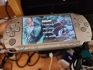 PSP 2000 Playstation Portable (Ice Silver) Console (perfect screen) - Picture 1 of 9