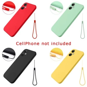 Funda de silicona con cordón para Oneplus Nord CE 3 Lite, fácil agarre y sujeción segura - Imagen 1 de 11