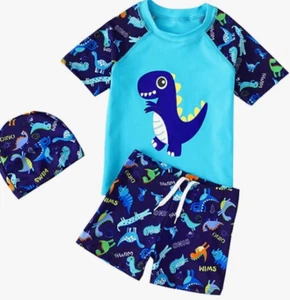 NEW Baby Toddler Boys UPF 50+ Swimsuits SetBaby Toddler Boys UPF 50+ Swimsuits - Picture 1 of 1