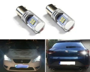 2 BOMBILLAS P21W LED CAN BUS 1156,BA15S DRL, COLOR BLANCO.MERCEDES CLASE C W204 - Imagen 1 de 8