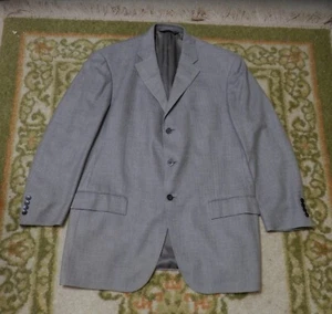 Polo By Ralph Lauren 100% Kaschmir Blazer Made In Italy Grau Größe 46 L - Bild 1 von 10