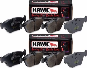 HAWK 1990-1993 MAZDA MIATA MX-5 HP+ FRONT AND REAR HP PLUS BRAKE PADS - Picture 1 of 3