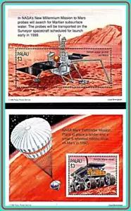 Palau 1996 Mars Space Projects x2 S/SHEETS MNH CV $12.00 - Bild 1 von 1