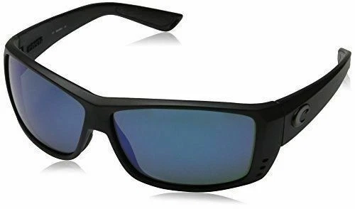 Costa Del Mar AT 01 OBMGLP Cat Cay Polarized Blue Mirror Sunglasses - Blackout