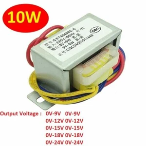 10W Power Transformer Input AC 220V Output AC 9V 12V/15V 18V 24V Two Output 10VA - Picture 1 of 10