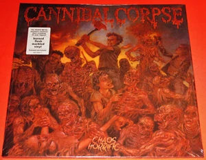 Cannibal Corpse: Chaos Horrific - Limited Edition LP Burned Flesh Marbled Vinyl - Picture 1 of 3