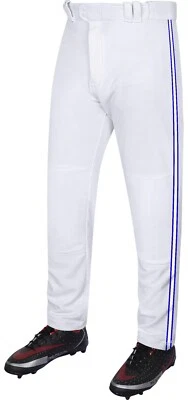 Exxact Sports Proline Full Length Youth Baseball Pants with Stripes, Open Bottom - Image 1 of 4