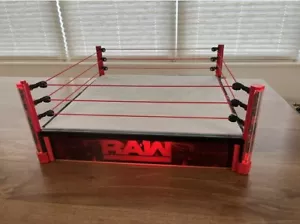 WWE Raw Main Event Scale Ring Elite Collection 2017 Working Lights Playset - Picture 1 of 10