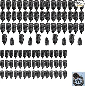 100 Pcs Rubber Tire Nail Repair Kit Screw In Tire Plugs for Car Truck SUV Van - Picture 1 of 6