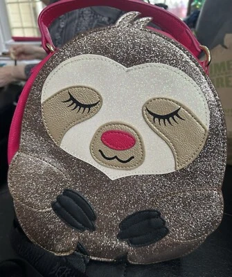 Betsey Johnson Childs Sloth 🦥 Backpack 🎒 Bag Bookbag/Purse! 🎒🦥🎒 - Image 1 of 4