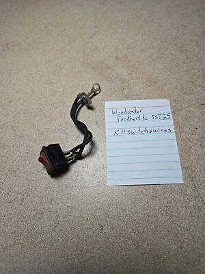 Weedeater Featherlite SST25 Trimmer Kill Switch And Wires - Image 1 of 2