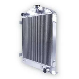 3 Row Aluminum Radiator For 17"H 1932 Ford Low-Boy Chop Hot Rod w/Chevy Engine - Picture 1 of 6