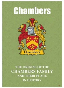 Chambers English Surname History Booklet with Historical Facts of the Name - Bild 1 von 2